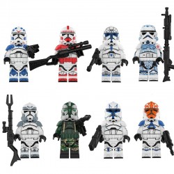 15 Styles Anime Soldiers Mini-figures Assembled Building Blocks, Mini Hand-made Dolls, Good Educational Toys Gifts For Children